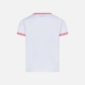 T-shirt da bambina in cotone con stampa groovy di Saint Barth