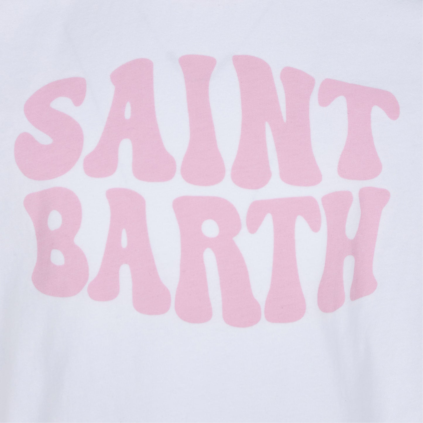 T-shirt da bambina in cotone con stampa groovy di Saint Barth