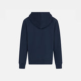 Boy navy blue hooded sweatshirt