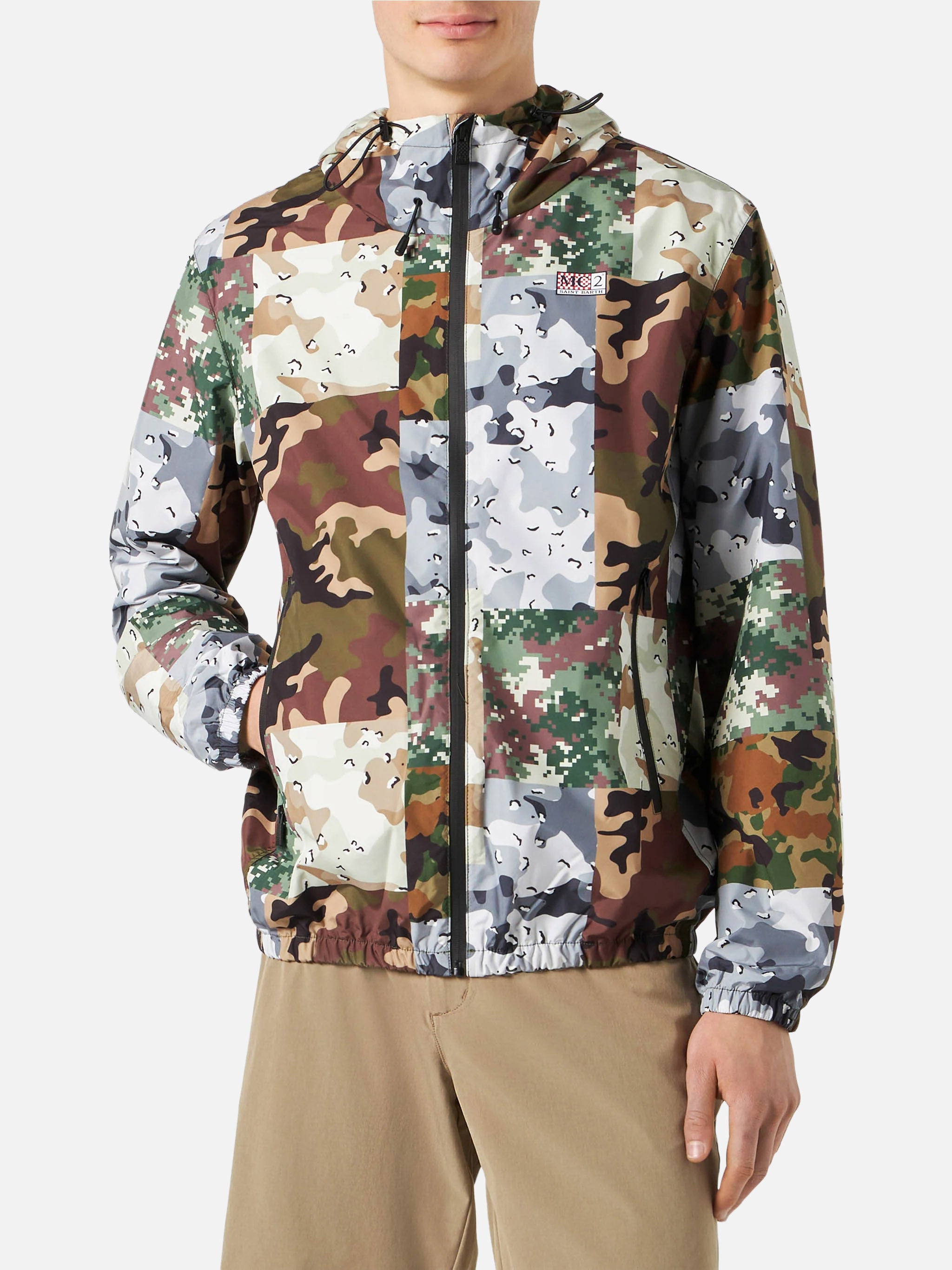 カラカラ　gata FASHION CAMOUFLAGE Kauris camouflage windbreaker – MC2 Saint Barth