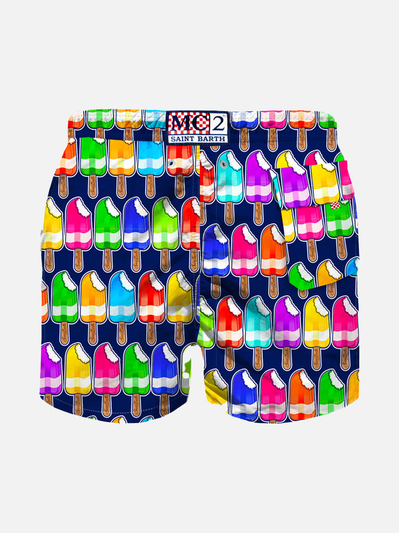 Jungen-Badeshorts mit Ice Cream-Print