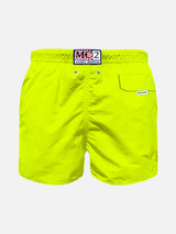 Boy fluo yellow swim shorts | PANTONE® SPECIAL EDITION