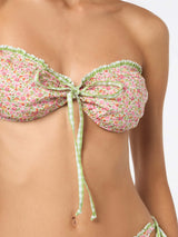 Damen-Triangel-Bikini mit Liberty-Print | Hergestellt aus Liberty-Stoff