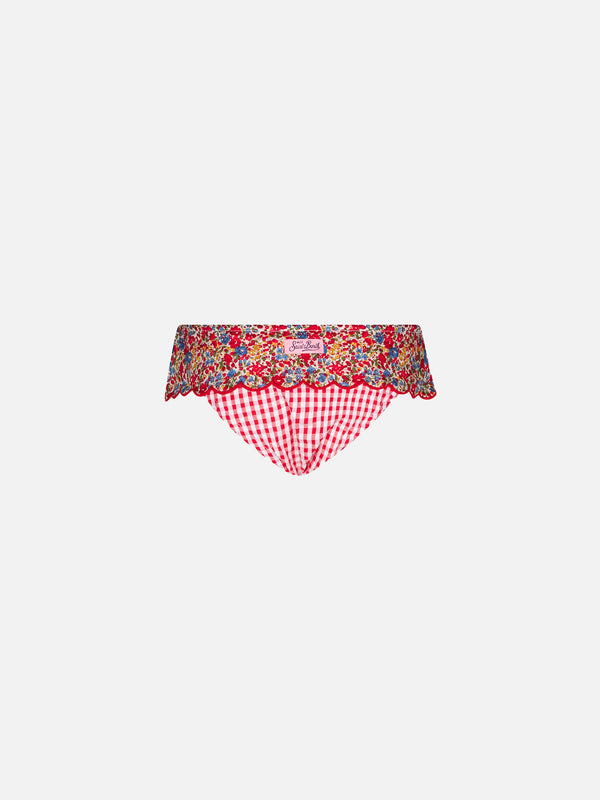 Girl swim briefs with Liberty print | Made with Liberty fabrics