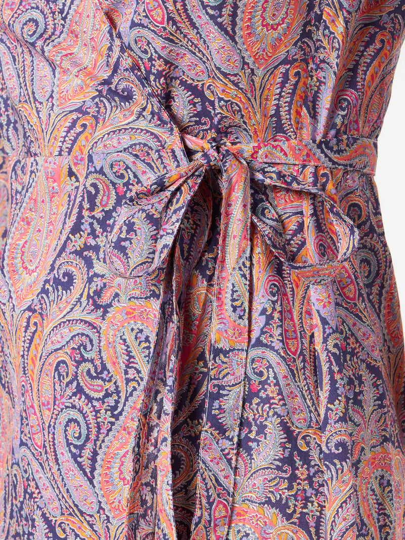 Kurzes Baumwollkleid Brilly mit Liberty-Print | Hergestellt aus Liberty-Stoff