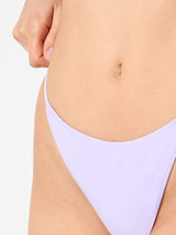 Lilac cheeky swim briefs