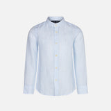 Boy linen striped shirt