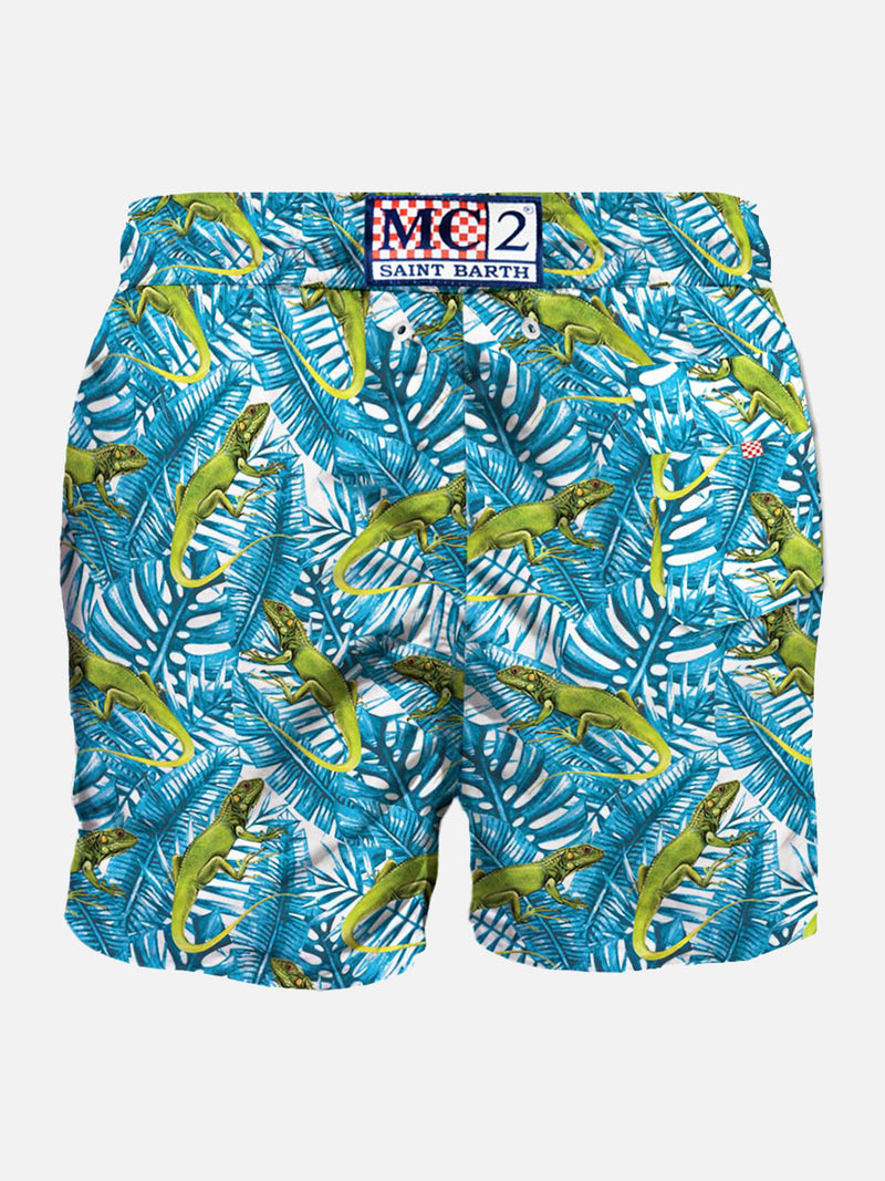 Geckos mid-length swim shorts