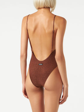 Lurex one piece whit loop - MC2 Saint Barth