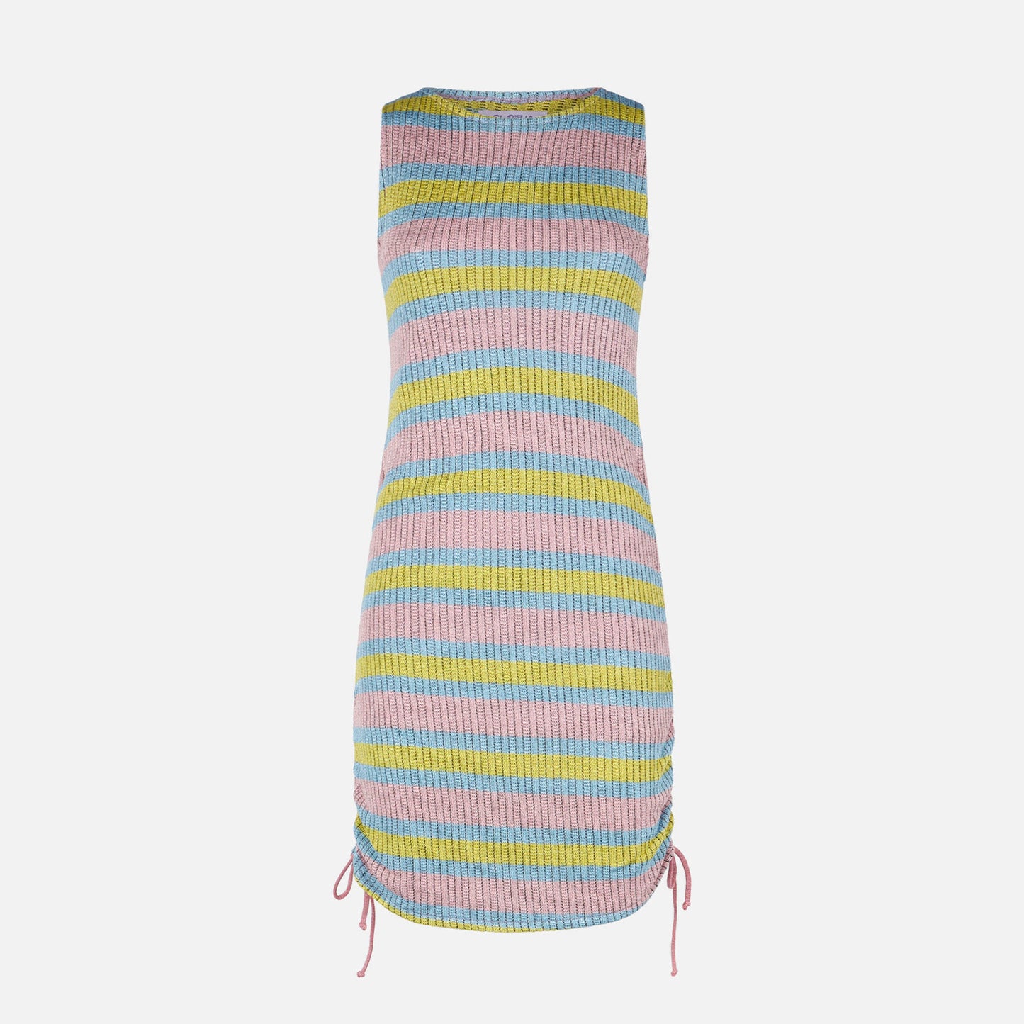 Ribbed sheath dress Jori with drawstring - MC2 Saint Barth