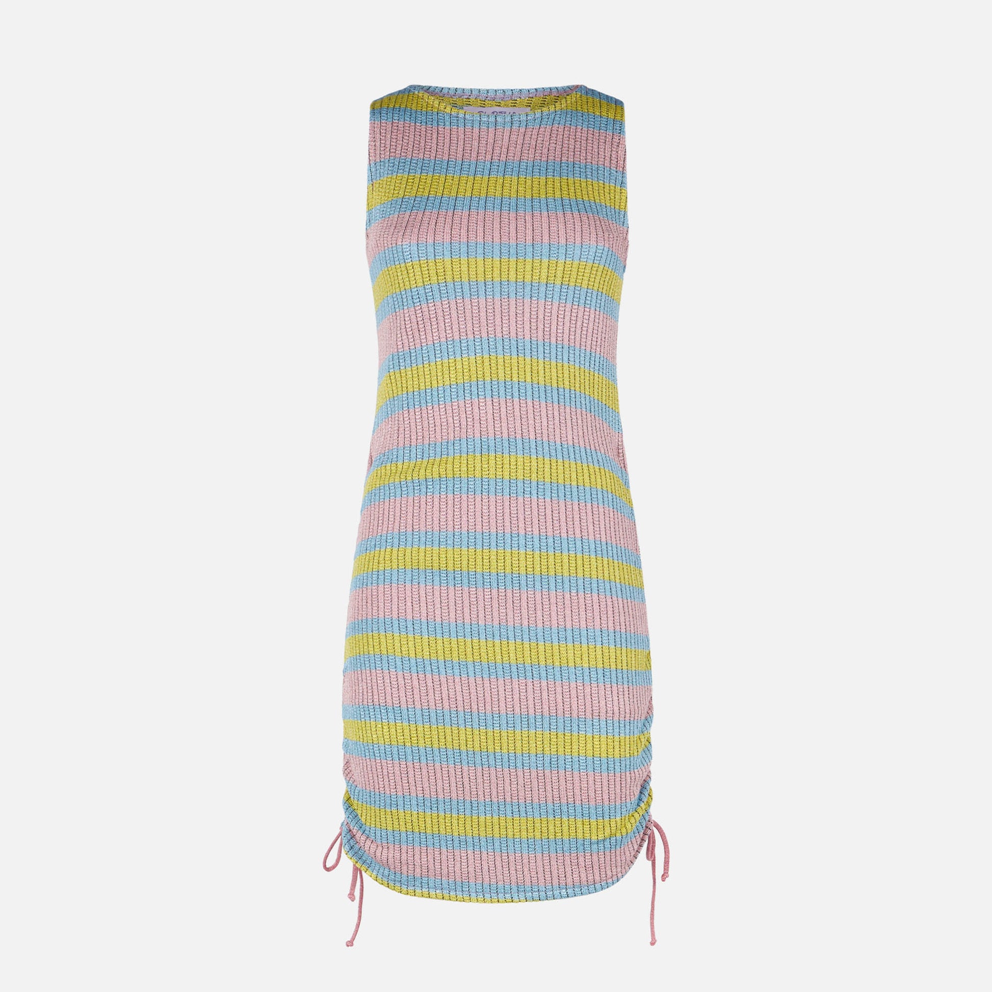 Ribbed sheath dress Jori with drawstring - MC2 Saint Barth