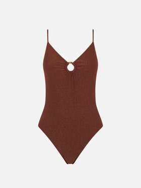 Lurex one piece whit loop - MC2 Saint Barth
