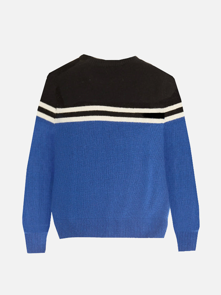 Maglia bluette da bambino con patch