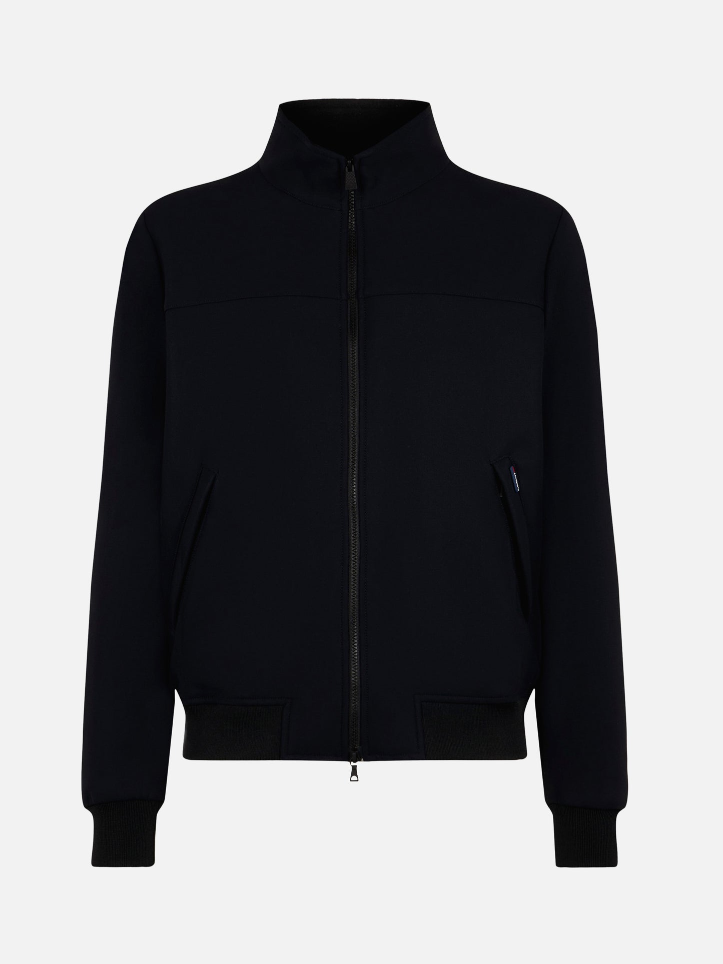 Man mid-weight black bomber jacket Traveler