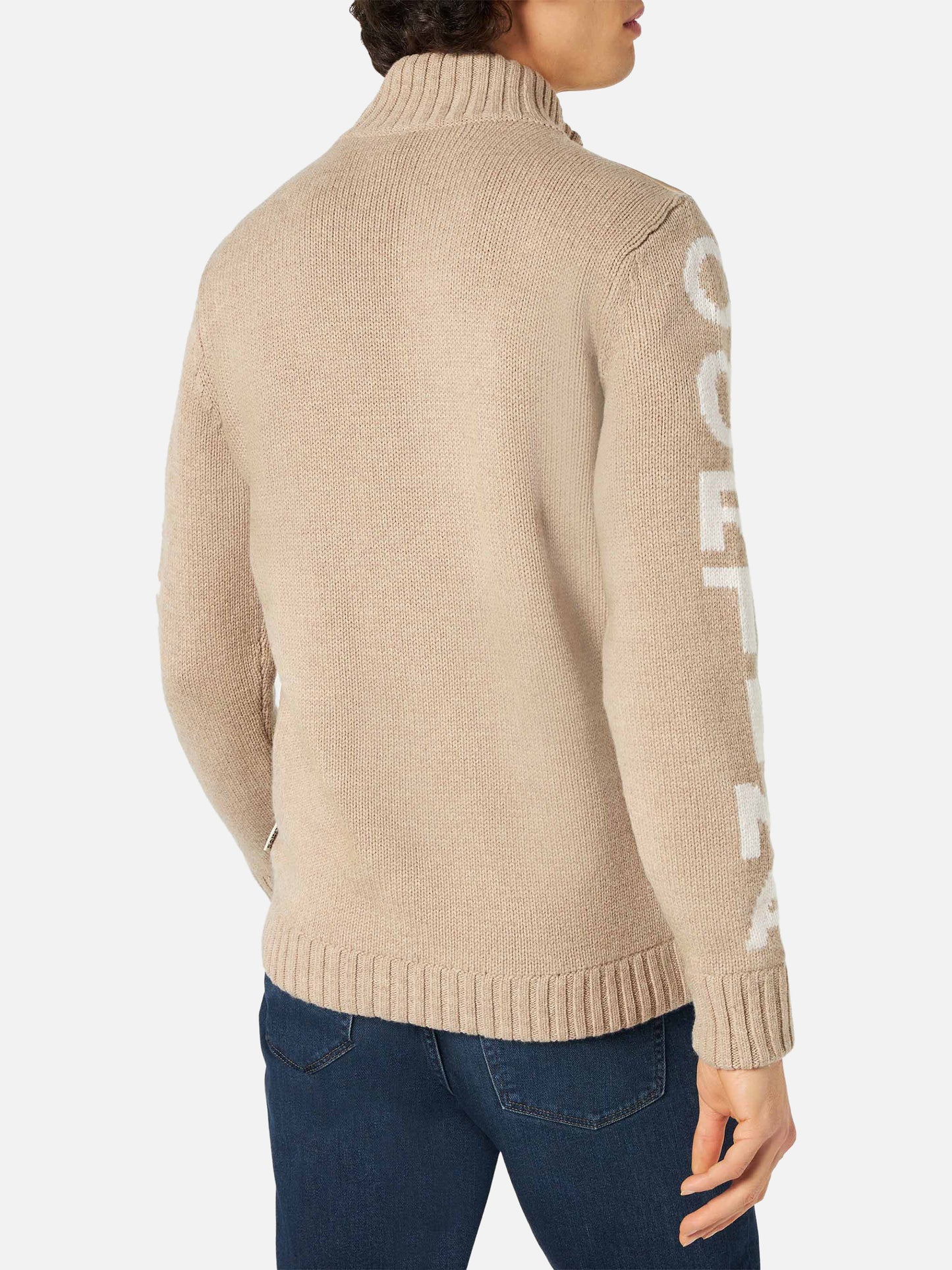 Piumino da uomo beige