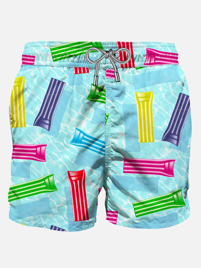 Man classic swim shorts with print