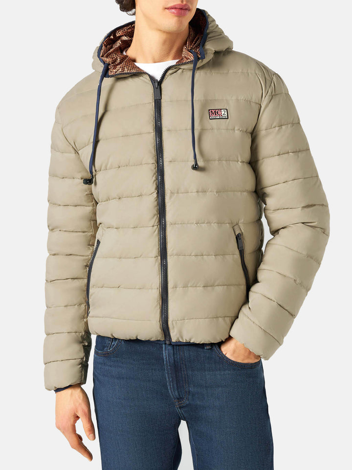 Man double face beige down jacket Courchevel - MC2 Saint Barth