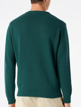 Maglione verde da uomo con stampa Snoopy | SNOOPY - EDIZIONE SPECIALE PEANUTS™