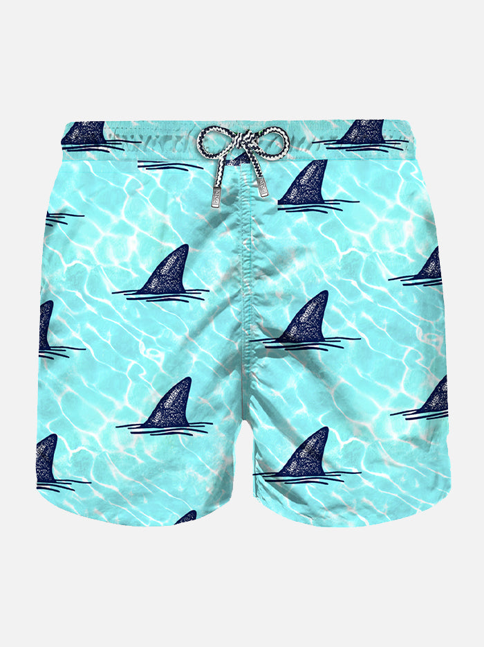 Man smooth swim shorts with print - MC2 Saint Barth