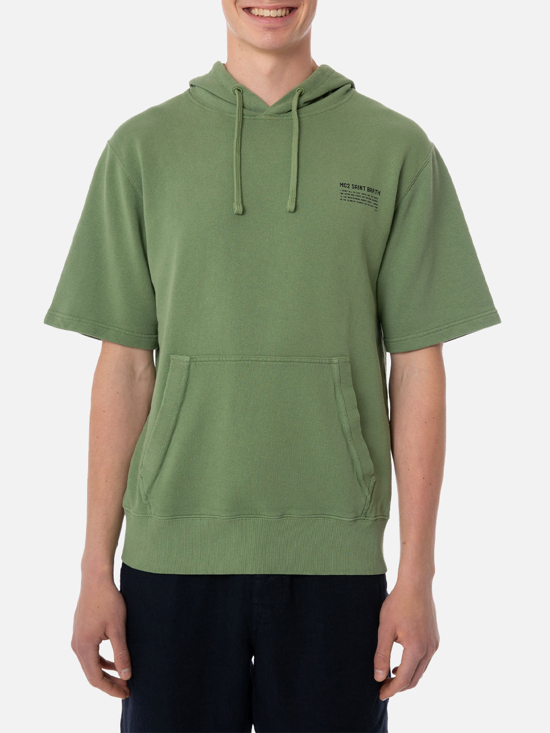 パーカー・フーディ MC2 SAINT BARTH Men Hoodies PON0001 00133H Grey Mélange grey hoodie | Pantone® Special Edition – MC2 Saint Barth