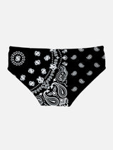 Slip da bagno bandana nero