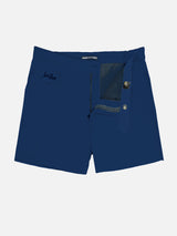 Blaue Herren-Badeshorts