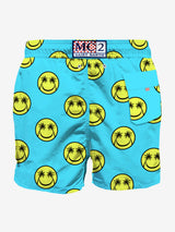 Palm smile mid-length swim shorts