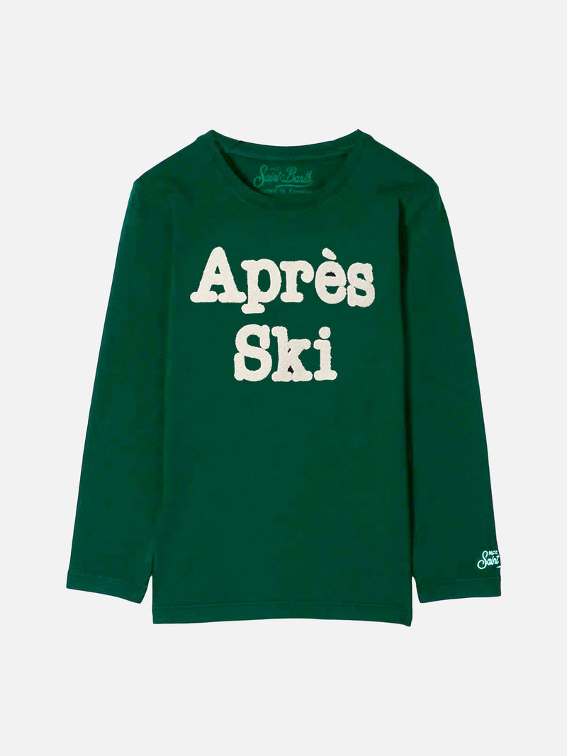 Après ski tapered boy t-shirt