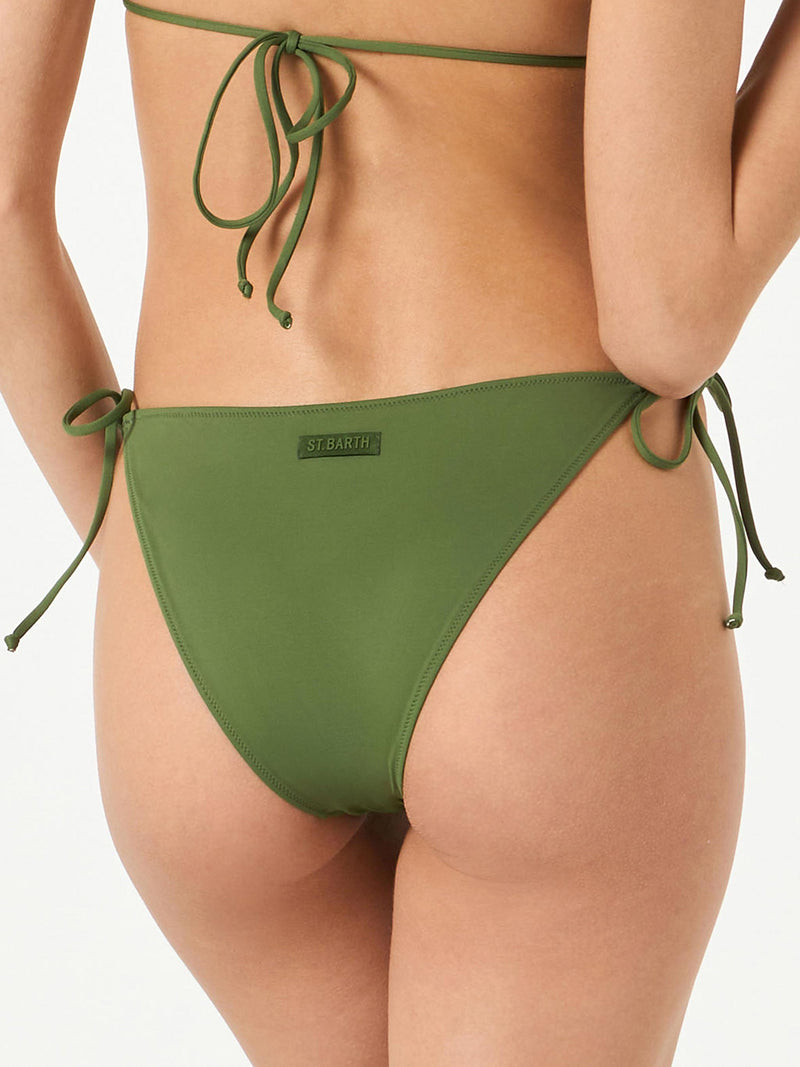 Damen-Badehose in Militärgrün