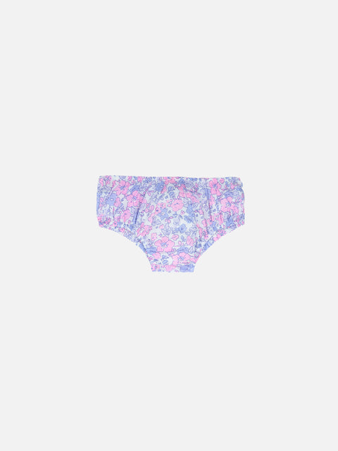 Baby girl bloomers Pimmy with flower print - MC2 Saint Barth