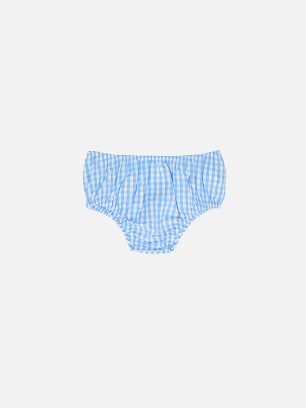 Baby-Pumphose Pimmy mit Gingham-Print