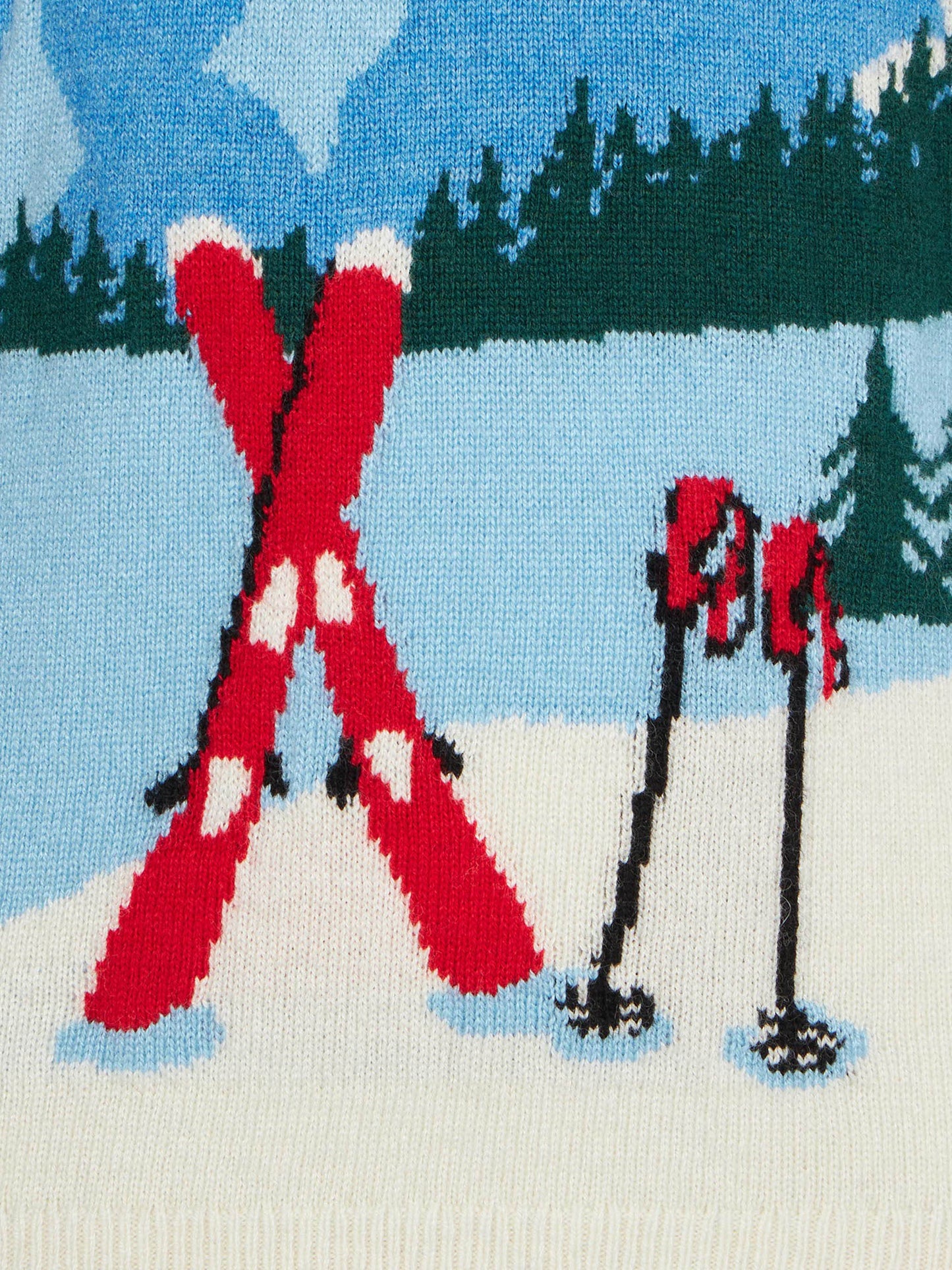 Maglione da bambino con stampa cartolina montagne