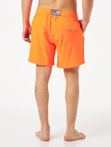 Costume da bagno da uomo comfort arancio fluo