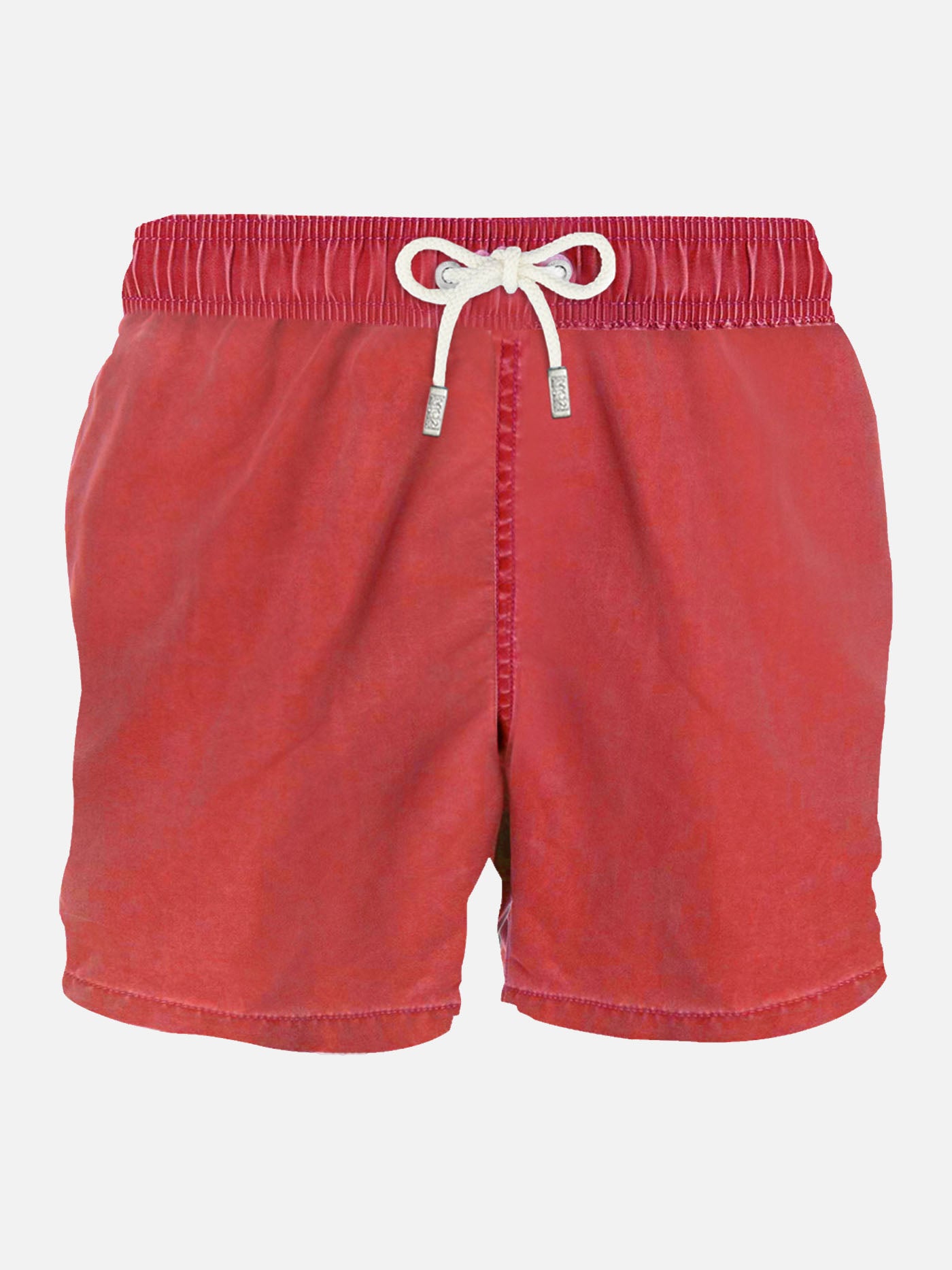 Red delavè man's swim shorts - MC2 Saint Barth