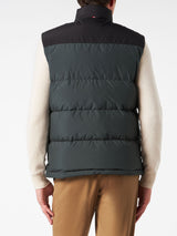 Man down padded green vest with pockets