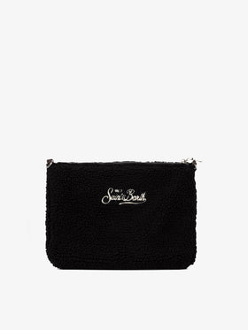 Borsa a tracolla Parisienne in tessuto sherpa