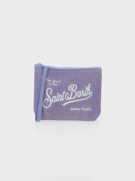 Aline lila Lurex-Pochette