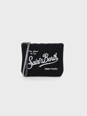 Aline schwarze Pochette aus Lurex