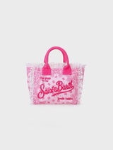 Borsa Colette in tela di cotone rosa bandana