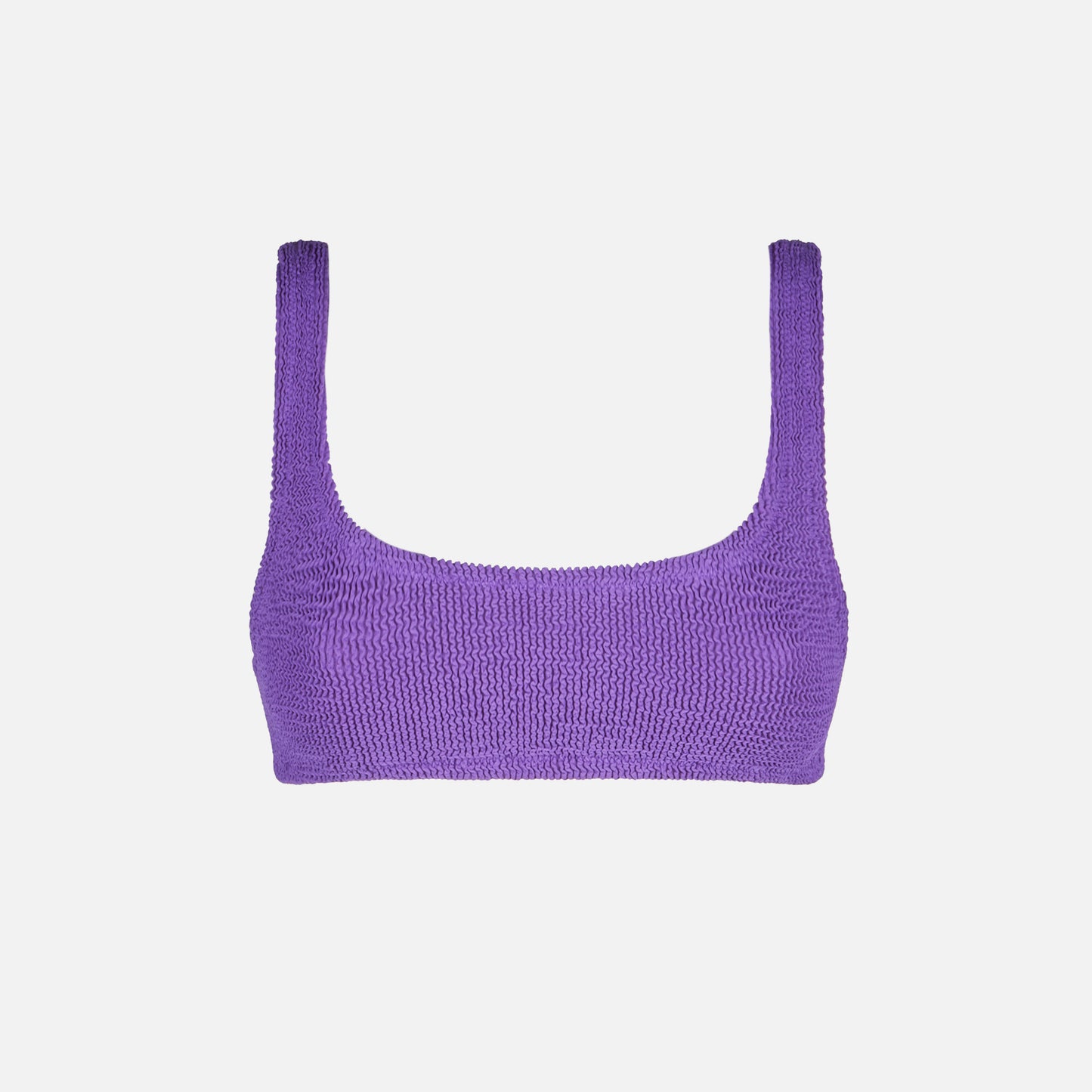 Costume da bagno bralette viola crinkle per donna