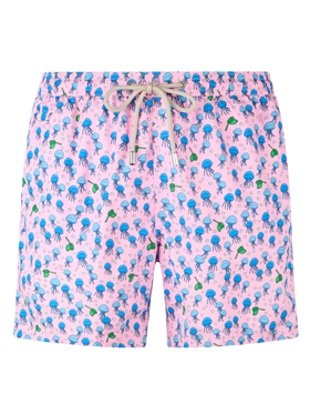 Herren-Badeshorts aus leichtem Stoff Lighting Micro Fantasy mit Quallen-Print