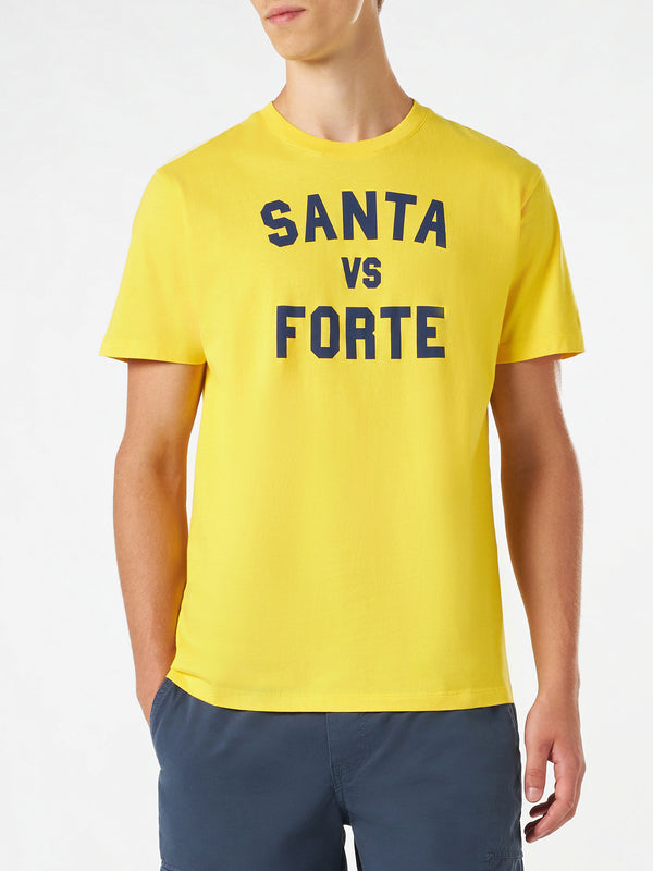 Santa vs Forte printed man t-shirt