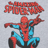 Graues Jungen-Sweatshirt mit Rundhalsausschnitt und Spiderman-Aufdruck | MARVEL-SONDERAUSGABE