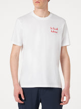 Man t-shirt with St. Barth habituè embroidery