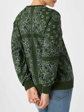 Damen Baumwoll-Sweatshirt Stardust mit Bandanna-Print