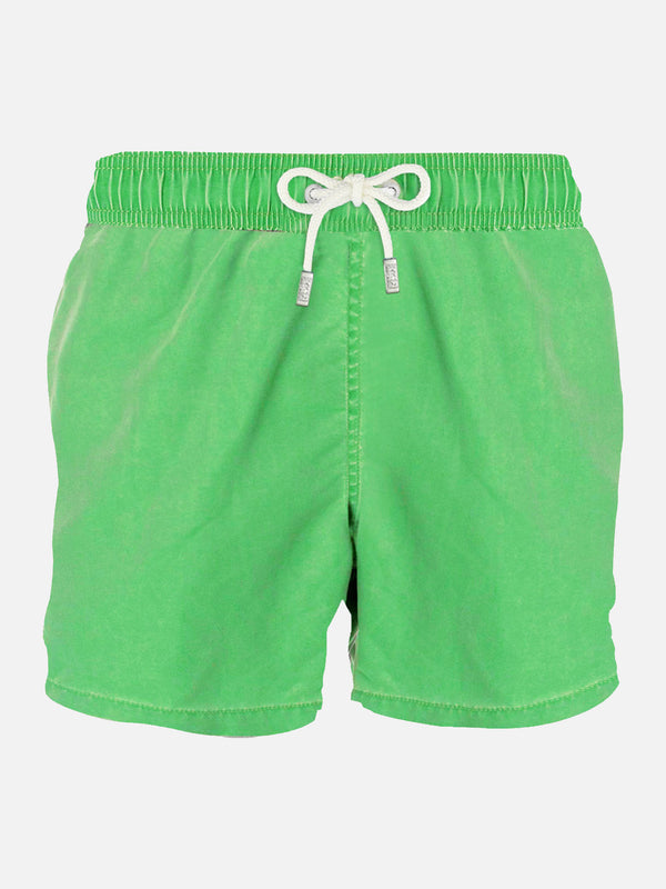 Hellgrüne Delavè-Badeshorts für Herren