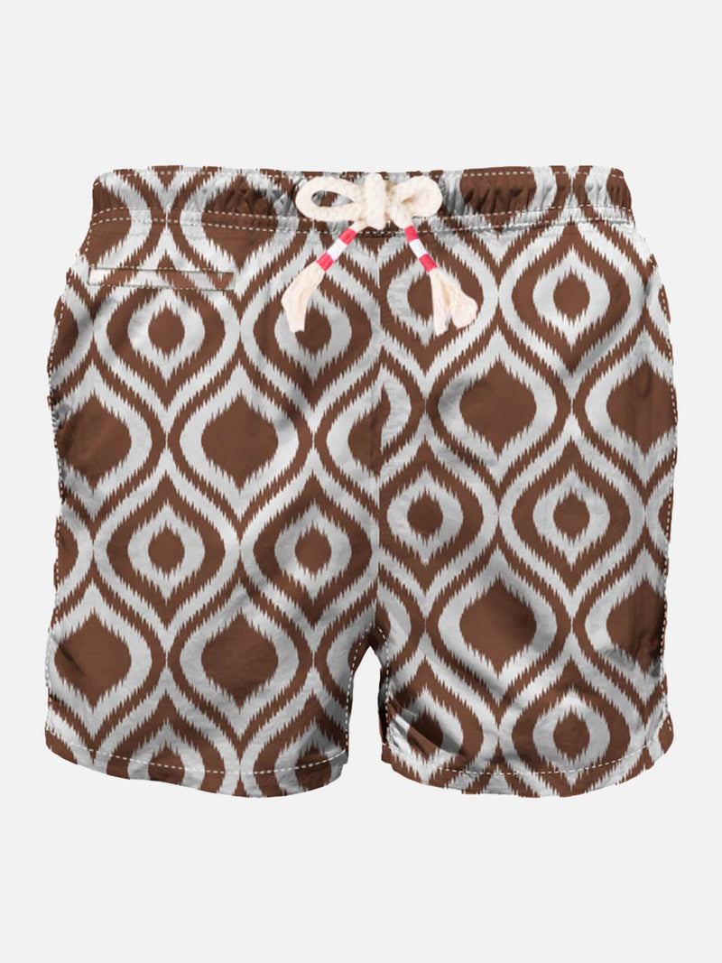 Man swim shorts with pattern