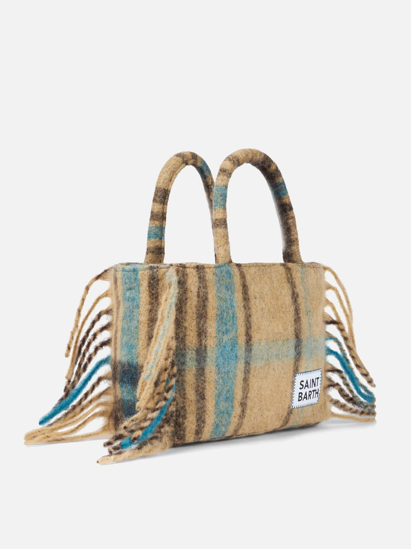 Colette-Deckenhandtasche mit Tartan-Print