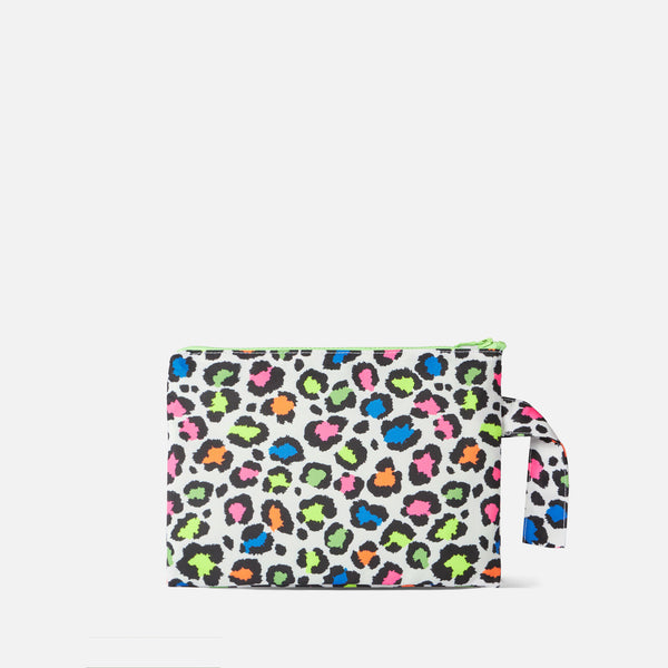 Pareasy-Pochette aus Nylon mit Animal-Print