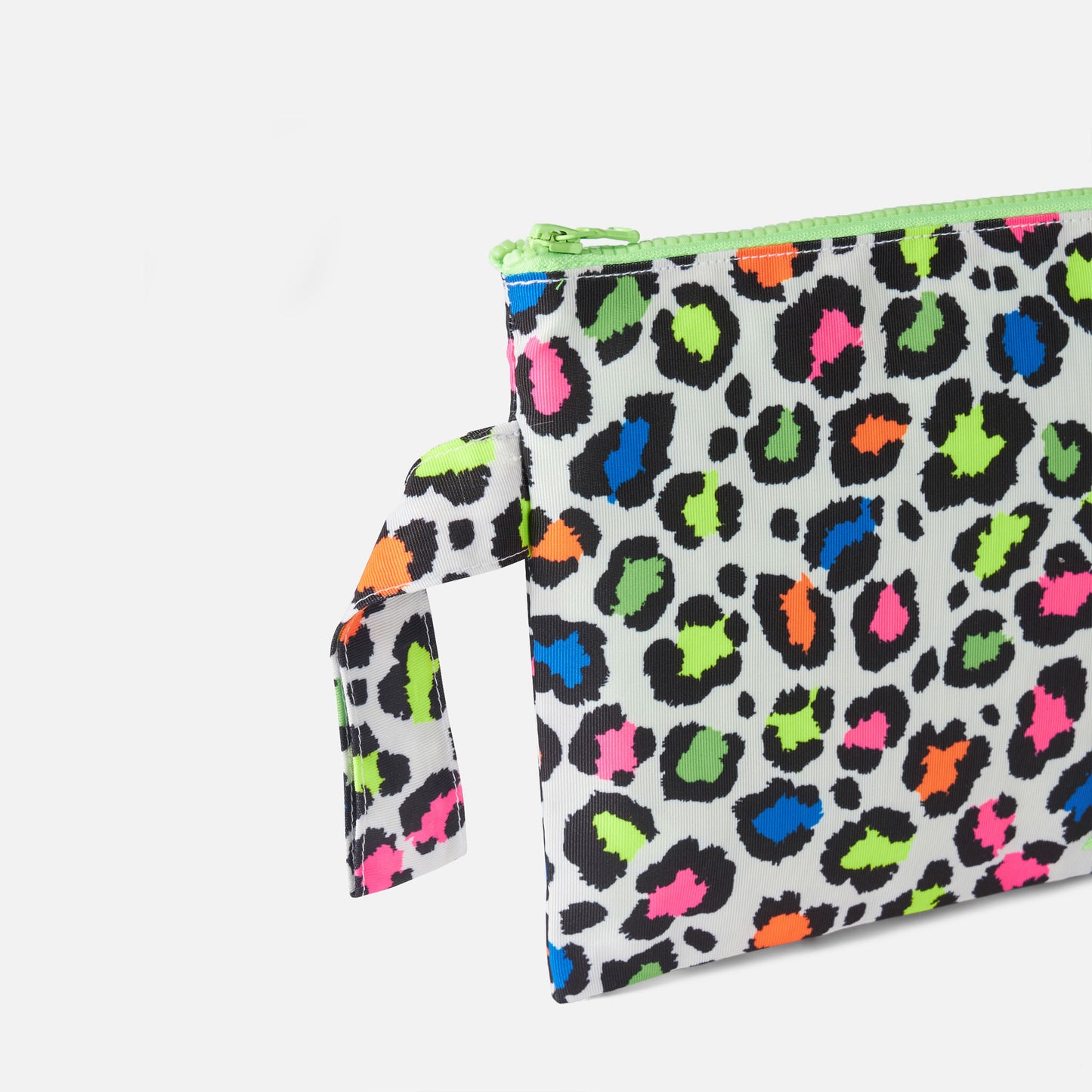 Pochette Pareasy in nylon con stampa animalier